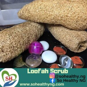 Loofah for feet scrubbing