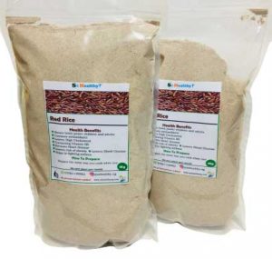 red rice flour is a healthy swallow for weight loss - lose weight