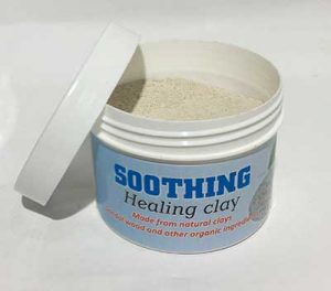 Soothing clay for healthy baby skin