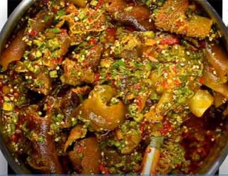 Okro Soup for rice