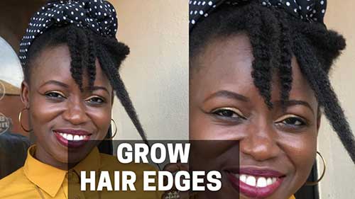 how to grow hair edges