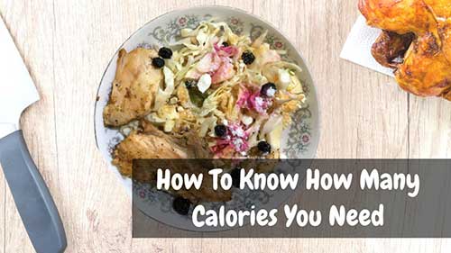 How many calories you need