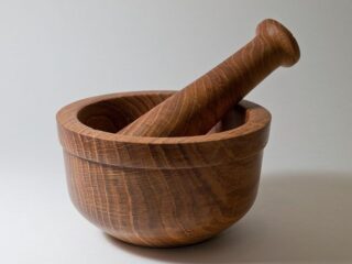 mortar and pestle for pounding goron tula