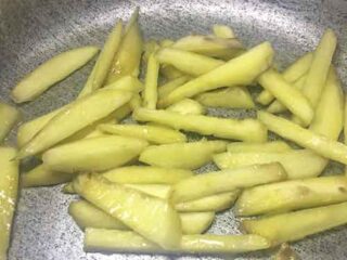 Healthy way of preparing French fries