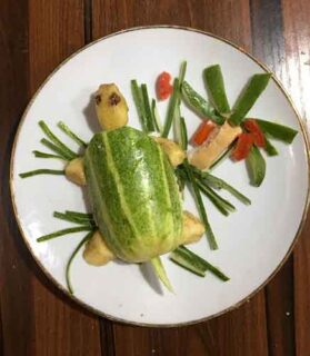 Food arts are ways of motivating children to eat vegetables and fruits