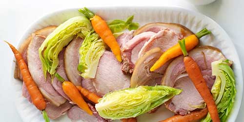 Irish cabbage and pork dish