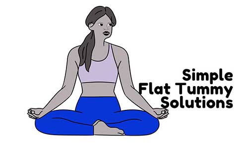 simple flat tummy solutions