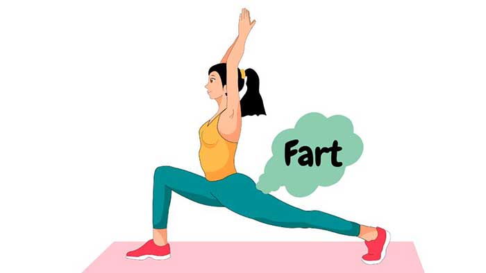 fart during exercise