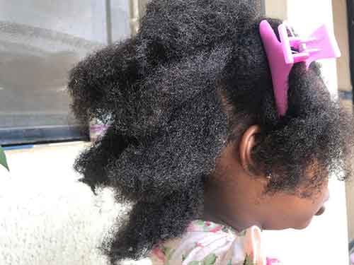 Hair Growth cream effect