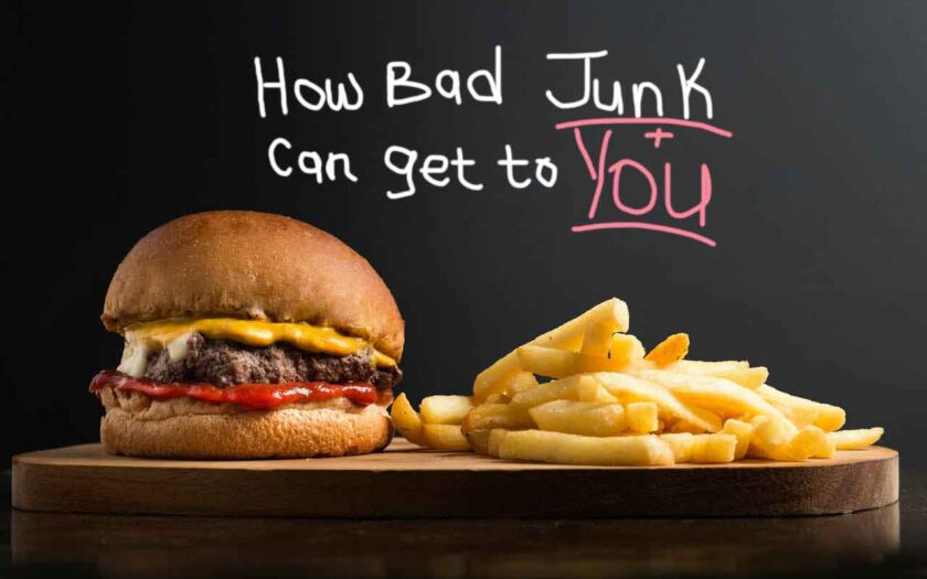 giving children junk food could cause issues in future