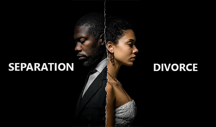 Pain of separation or divorce